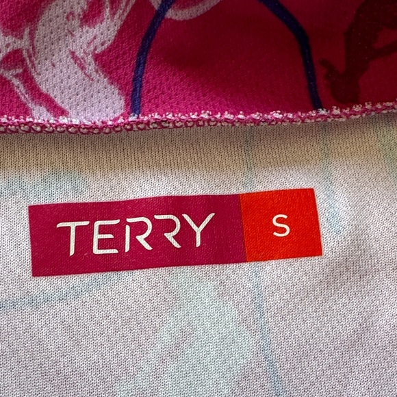 Women’s Pink Terry Bike Shirt Jersey Size Small S with back pockets - Picture 4 of 10